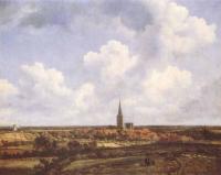 Jacob van Ruisdael - Landscape With Church And Village